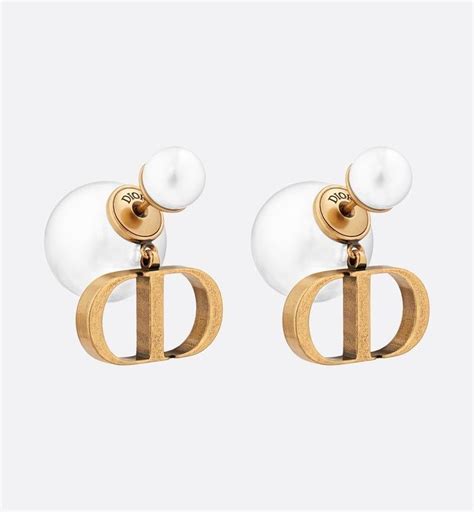 dior replica earrings|christian dior pearl earrings price.